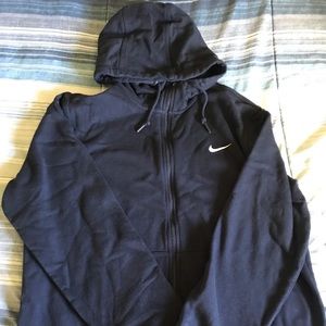 Men’s LARGE NIKE hoodie zip down with pockets